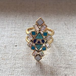 Stella & Dot Stone Tile Ring